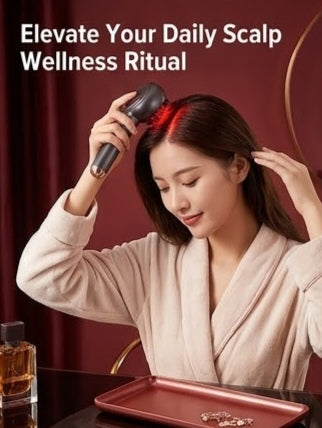 3-in-1 Electric Scalp Massager & Hair Oil Applicator