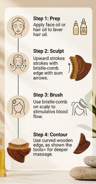 Lympha Sculpt Pro Facial & Scalp Massage Brush