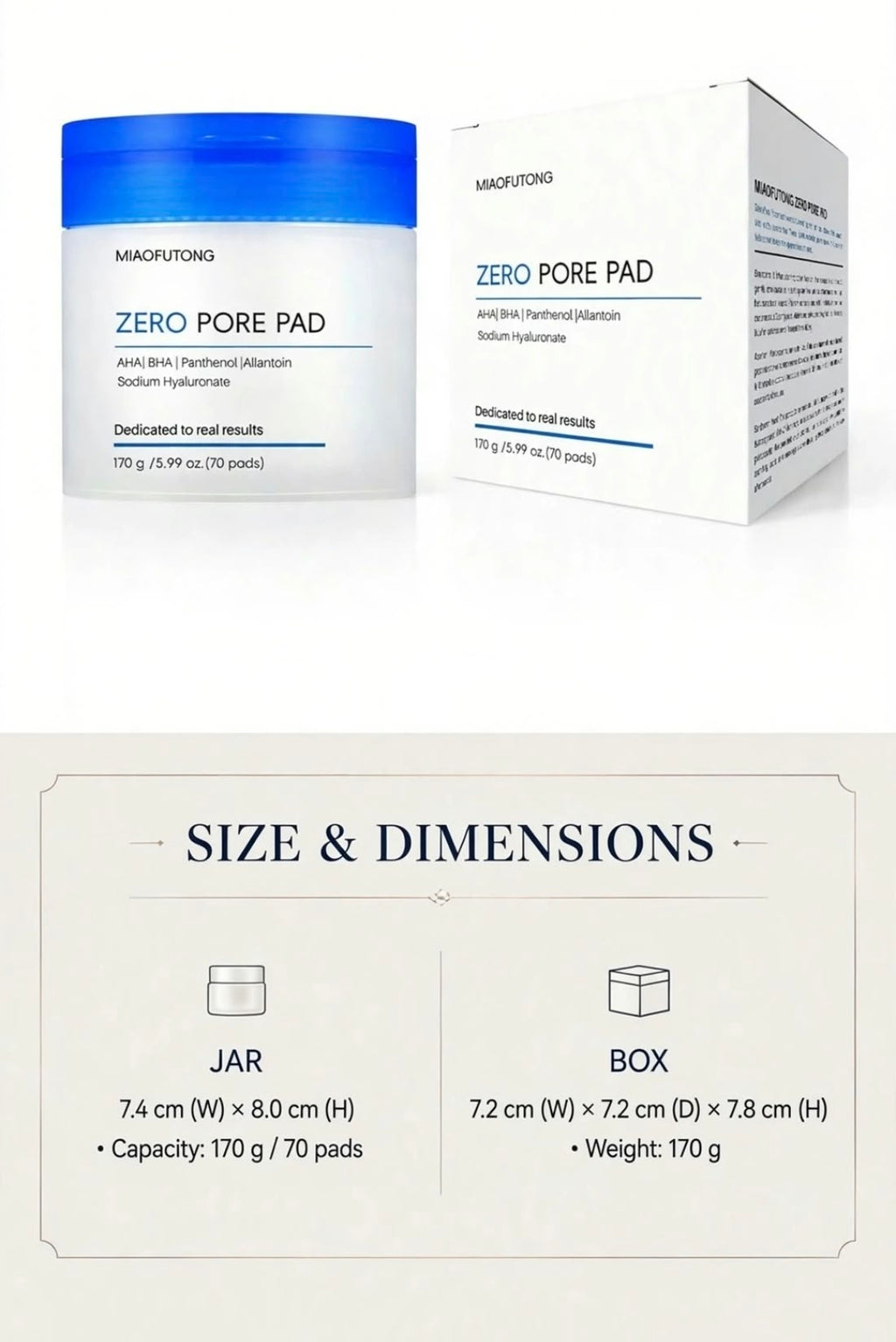 POREMELT Exfoliating Facial Pads, 70 Pads