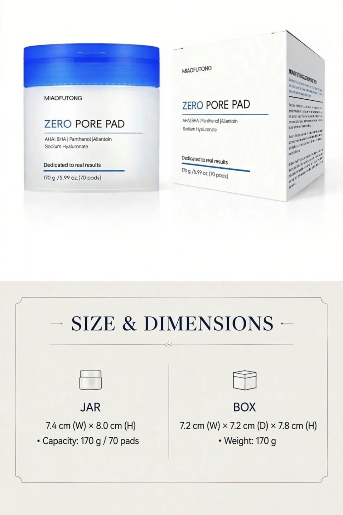POREMELT Exfoliating Facial Pads, 70 Pads