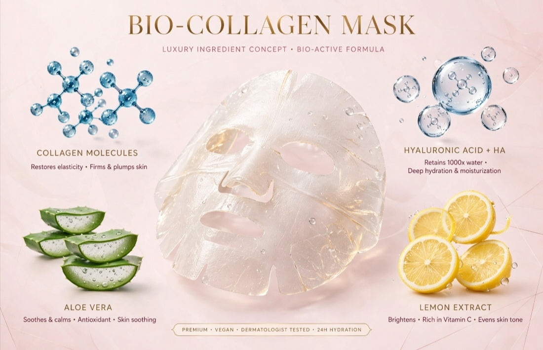 LUNE Seoul Bio-Collagen Overnight Mask, 10-Pack