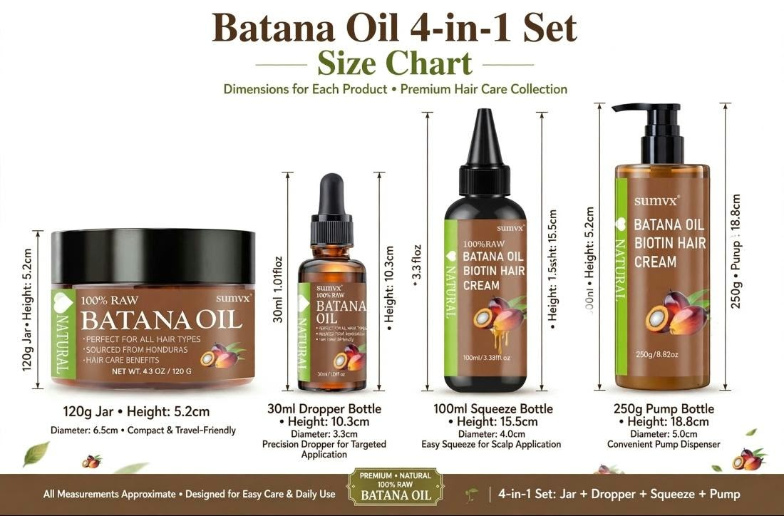 Sumvx Batana Oil 4-in-1 Hair Care Kit